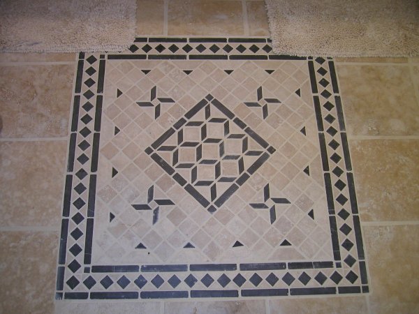 new tile floor detail